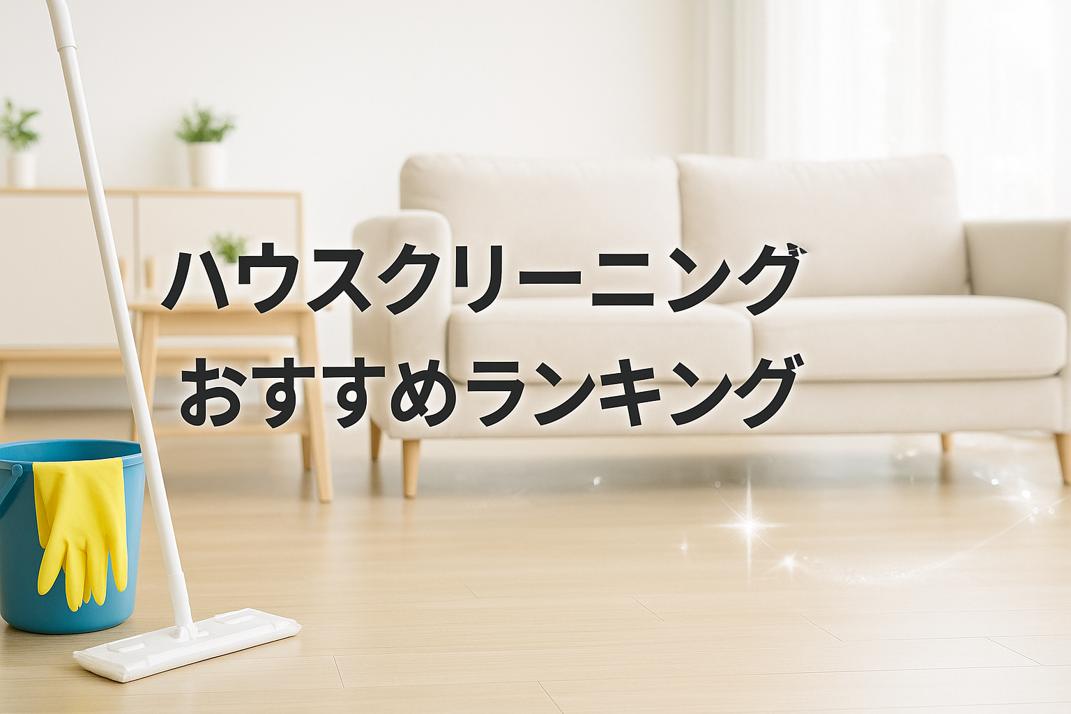 プロの技術で選ぶ！ハウスクリーニングおすすめグランキング
