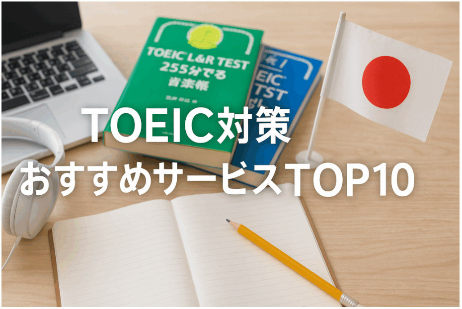 カリスマ講師の神授業で理解度UP！TOEIC対策おすすめサービスTOP10