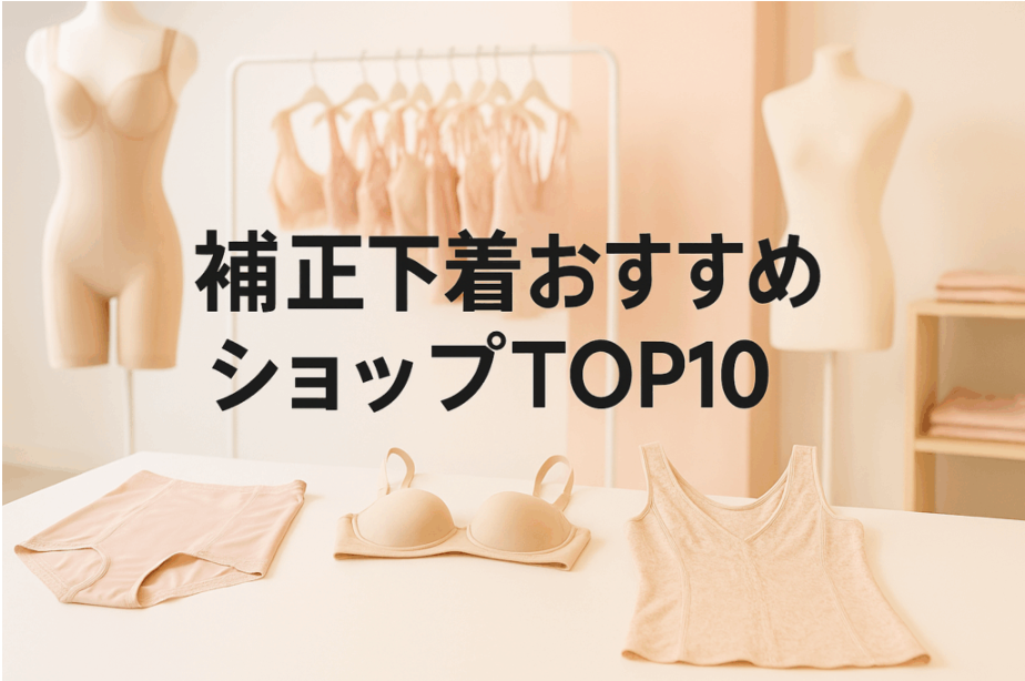 効果実感重視！実証データで選ぶ！補正下着おすすめショップＴＯＰ１０