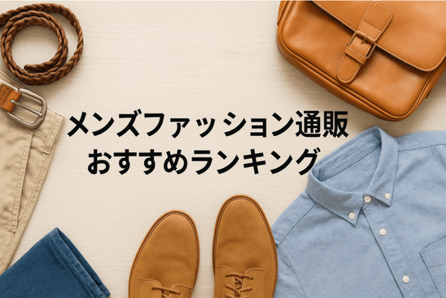 安さと速さで選ぶ！メンズファッション通販おすすめランキング
